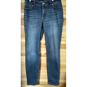 INC international concepts Jeans Women's Size 8 Denim Skinny Curvy Fit Midrise